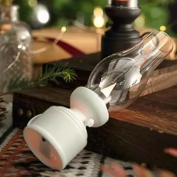 Винтажная беспламенная свеча-лампа, ретро-ночник, подсвечник, украшение для рабочего стола