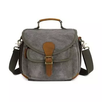 Винтажная беззеркальная фотосумка для фотоаппарата, сумка-мессенджер с объективом для фотоаппарата, аксессуары для фотоаппарата хаки