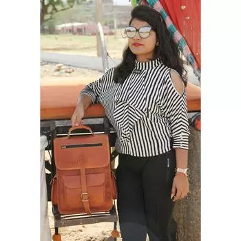 Винтажная большая мужская сумка-рюкзак из натуральной кожи, сумка для ноутбука, портфель, дорожная сумка 12 x 16 x 4 in коричневый