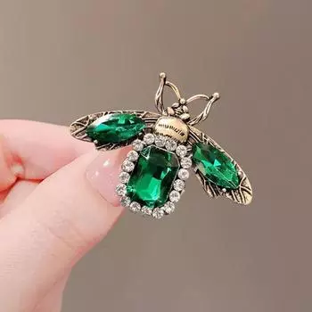 Винтажная брошь в виде пчелы для женщин, ретро насекомое, нагрудная булавка, одежда, корсаж, женское праздничное платье, украшения, ювелирные изделия