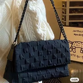 Винтажная черная сумка-мессенджер для женщин, большая вместимость, повседневная сумка через плечо, женская сумка в стиле Харадзюку, новая