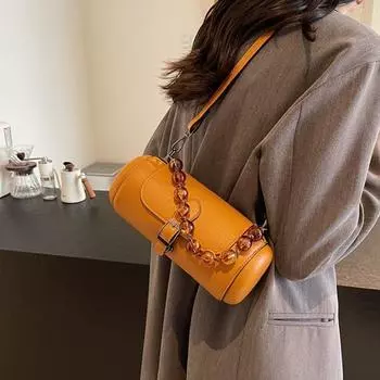 Винтажная цилиндрическая сумка через плечо, круглая, ретро-сумка-седло, повседневные сумки на одно плечо, дорожные сумки вино красного