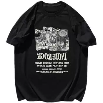 Винтажная женская футболка оверсайз S