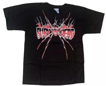 Винтажная футболка унисекс Bury Your Dead Spider S