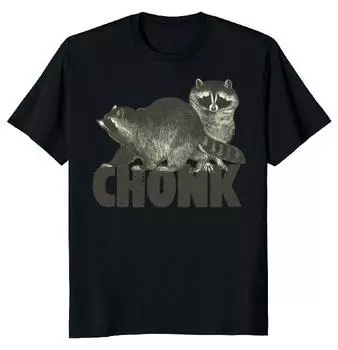 Винтажная футболка унисекс Chonk Trash Pandas S