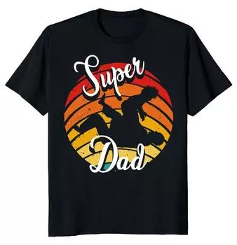 Винтажная футболка унисекс «День отца» Dad Daddy S