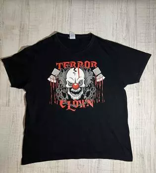Винтажная футболка унисекс Jhk Terror Clown S