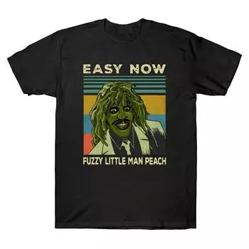 Винтажная футболка унисекс Old Gregg Easy Now Fuzzy Little Man Peach Mighty Boosh S