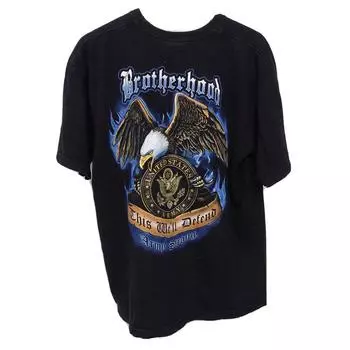 Винтажная футболка унисекс «Y2K Us Army Brotherhood This We ll Defend Army Strong Usa» S