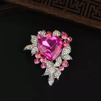 Винтажная хрустальная брошь, элитные женские аксессуары-корсаж, булавка, простые аксессуары для костюма-пальто