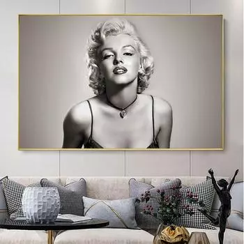 Винтажная художественная картина на холсте, знаменитые кинозвезды, постеры и принты, настенные художественные картины для гостиной, украшения стен дома, Cuadros 21x30 No Frame