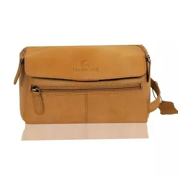 Винтажная кожаная сумка для туалетных принадлежностей Pure Brown Hunter унисекс(3079-02) коричневый