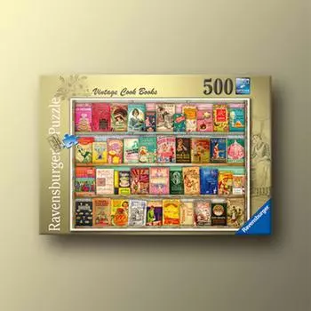 Винтажная кулинарная книга, 500 деталей, пазл Ravensburger, популярная корейская настольная игра
