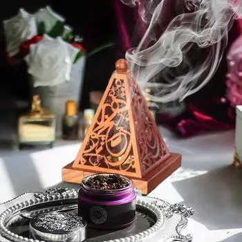 Винтажная курильница в форме полой пирамиды, антикварная ароматерапевтическая коробка, креативная пирамидальная курильница