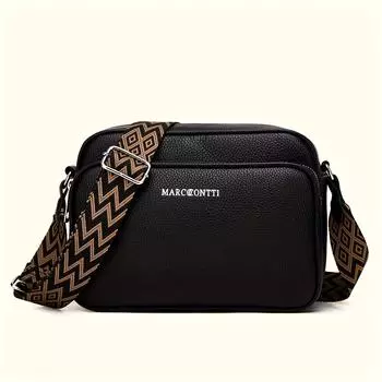 Винтажная квадратная сумка через плечо, ретро-сумка из искусственной кожи, женская модная сумочка и кошелек для телефона чёрный