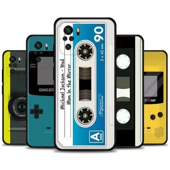 Винтажная лента для камеры Gameboy для Xiaomi Redmi Note 10 Pro 5G 8 8T 9 9T 9S, мягкий чехол для Redmi 7 7A 8A 9A 9C 9T, чехол из ТПУ для телефона Redmi Note 10