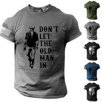 Винтажная летняя мужская футболка, уличная одежда, 3 пуговицы, свободная одежда, футболка с коротким рукавом и принтом