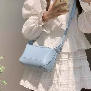 Винтажная маленькая женская летняя сумка через плечо Senior Sense сумка через плечо синий