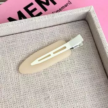 Винтажная матовая заколка для волос без следов Женская летняя заколка для волос желеобразного цвета Зажим для челки Женский Девичий Зажим для макияжа Заколки Аксессуары для волос