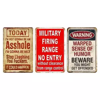 Винтажная металлическая фраза жестяная табличка прямоугольная железная картина настенная декорация для дома 20x30 см 3