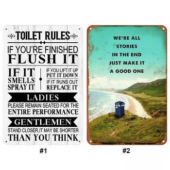 Винтажная металлическая пластина с фразой прямоугольная железная картина настенное искусство домашний бар декор Великобритания 1