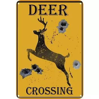 Винтажная металлическая пластина с изображением животных, прямоугольная железная картина, настенное искусство, домашний бар, декор # 2