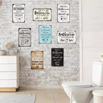 Винтажная металлическая жестяная вывеска для вечеринки, настенный художественный декоративный знак, саркастический настенный знак из жести для дома