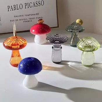 Винтажная мини-ваза для цветов, стеклянный контейнер для цветочной композиции, гидропонный цветочный горшок для спальни зелёный