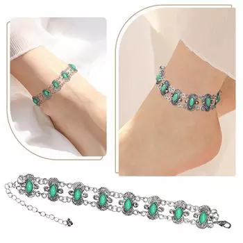Винтажная мода богемный винтажный браслет персонализированный браслет браслет One Size зелёный