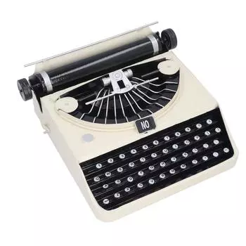 Винтажная модель пишущей машинки ручной работы ретро пишущая машинка реквизит снятие стресса пишущая машинка орнамент настольный D
