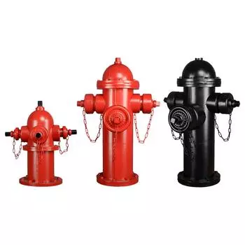 Винтажная модель пожарного гидранта, художественное украшение для дома, мебель, кафе, ресторан в стиле вестерн, винтажный домашний реквизит для фотосъемки