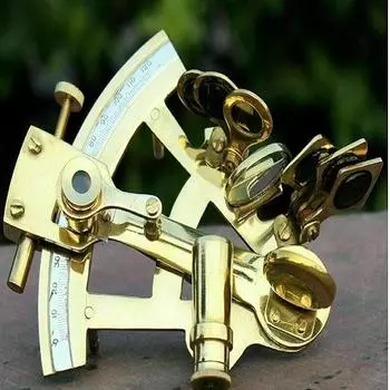 Винтажная морская латунная морская астролябия, секстант, морской инструмент