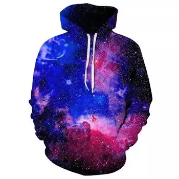 Винтажная мужская толстовка с капюшоном 3D-принт с цветным узором, модная графика, толстовка с длинным рукавом, мужская верхняя одежда, свободные уличные футболки M