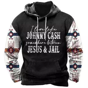 Винтажная мужская толстовка с капюшоном с 3D-печатью, минималистичная мужская одежда, уличный дизайнер, осенние топы с длинными рукавами, высококачественный пуловер S