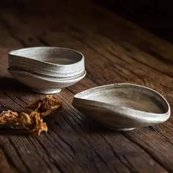 Винтажная нестандартная керамическая миска Креативная миска для димсама Десертная миска Миски для суши Толстые миски для супа Посуда для молекулярной кулинарии в отеле