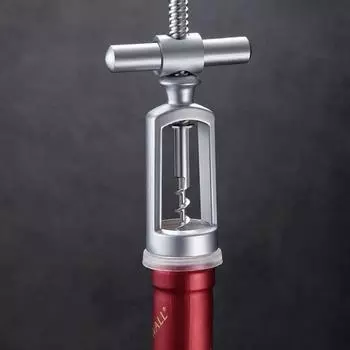 Винтажная открывалка для бутылок вина из цинкового сплава, европейский красный штопор, дизайн рычага, открывающаяся банка, съемник пробок, инструменты для шампанского