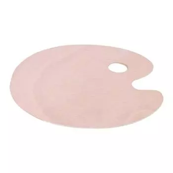 Винтажная овальная деревянная палитра для художника, лоток для масляной и акриловой краски, инструмент для рисования по дереву