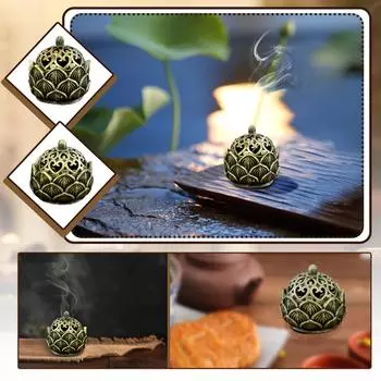 Винтажная палочка для благовоний, курильница для благовоний, домашняя курильница для благовоний для Будды, винтажный диффузор для благовоний One Size бронзовый