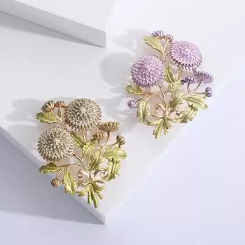 Винтажная пасторальная эмалевая глазурь брошь в виде цветка маргаритки с пряжкой темперамент женский костюм декоративный корсаж с аксессуарами