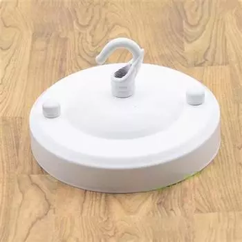 Винтажная потолочная пластина из железа черного/белого/золотого цвета/сделай сам подвесной светильник украшение ретро потолочный держатель для светильника основание лампы