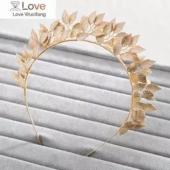 Винтажная повязка на голову ручной работы из листового золота для женщин, свадебный головной убор, аксессуары для волос, свадебные украшения для волос на лбу, головной убор золотой