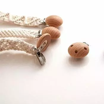 Винтажная простая цепочка для пустышки, связанная крючком, для новорожденного, пустышка для прорезывания зубов, зажимы для жевательной пустышки, зажим ручной работы, детская хлопковая кисточка, пустышка