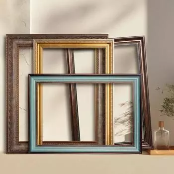 Винтажная рама для картины маслом Картина Искусство Картина Плакат Фото Дисплей Рамка Домашний Офис Спальня Прямоугольник 20x30cm