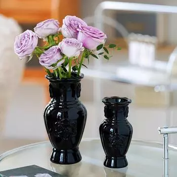 Винтажная рельефная стеклянная ваза, ваза для гидропонных растений, настольные украшения, цветочные вазы для украшения центра дома, свадебных вечеринок