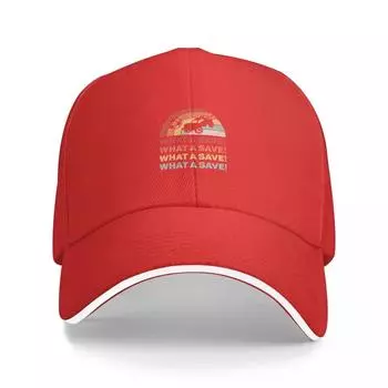 Винтажная ретро-кепка What A Save Rocket Soccer Car League Cap Бейсбольная кепка Кепка от солнца Кепка для гольфа для женщин Унисекс One Size
