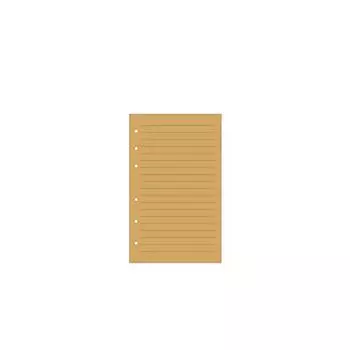 Винтажная ретро крафт-бумага, сменный блокнот, сменный блокнот, вкладыш, внутренняя переплетная страница, внутренняя страница A5-kraft blank