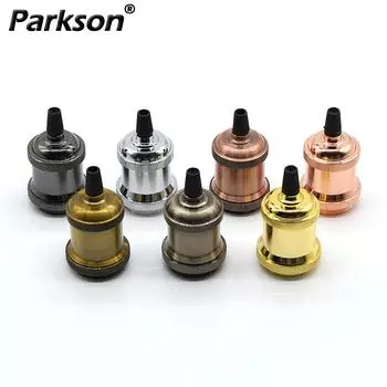 Винтажная ретро лампа Эдисона E27, цоколь, подвесные светильники, цоколь с винтовым цоколем, алюминиевый светильник, промышленный ретро держатель лампы, фитинг