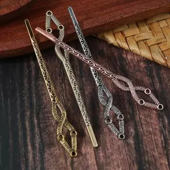 Винтажная резная игла нитевдеватель нитевдеватель ручной работы DIY швейные принадлежности коричневый