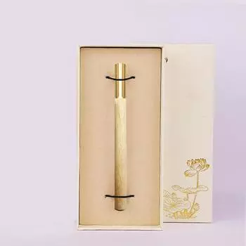 Винтажная шариковая ручка, латунная шариковая ручка, шариковая ручка с металлическим колпачком, школьные канцелярские принадлежности