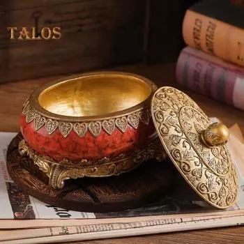 Винтажная шкатулка для украшений с крышкой, большой емкости, пылезащитная, элегантный декоративный органайзер, овальная шкатулка для безделушек белый